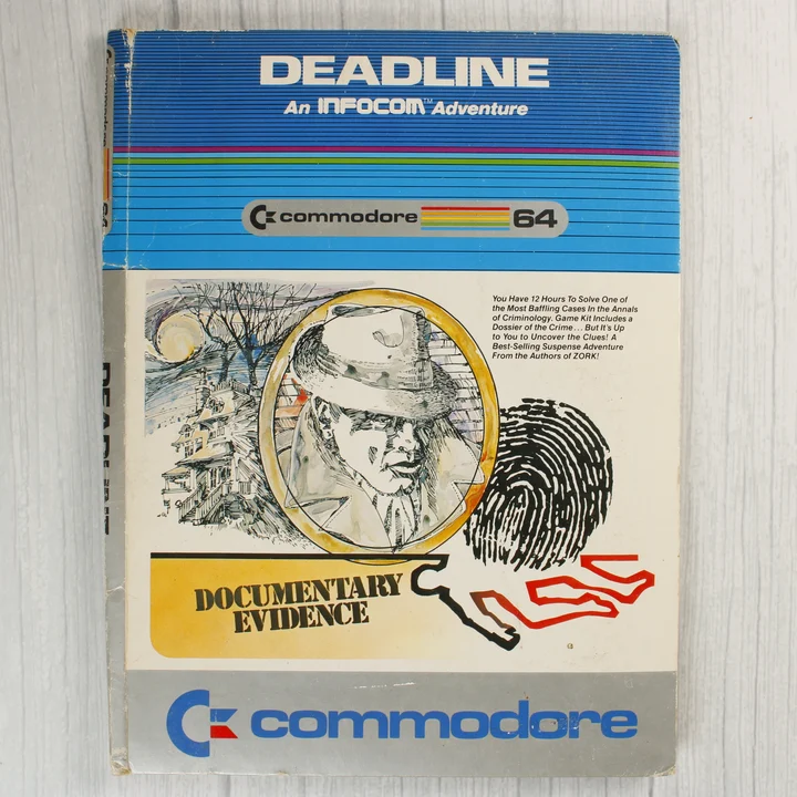 A Deadline videójáték Commodore 64-es kiadásának előlapja