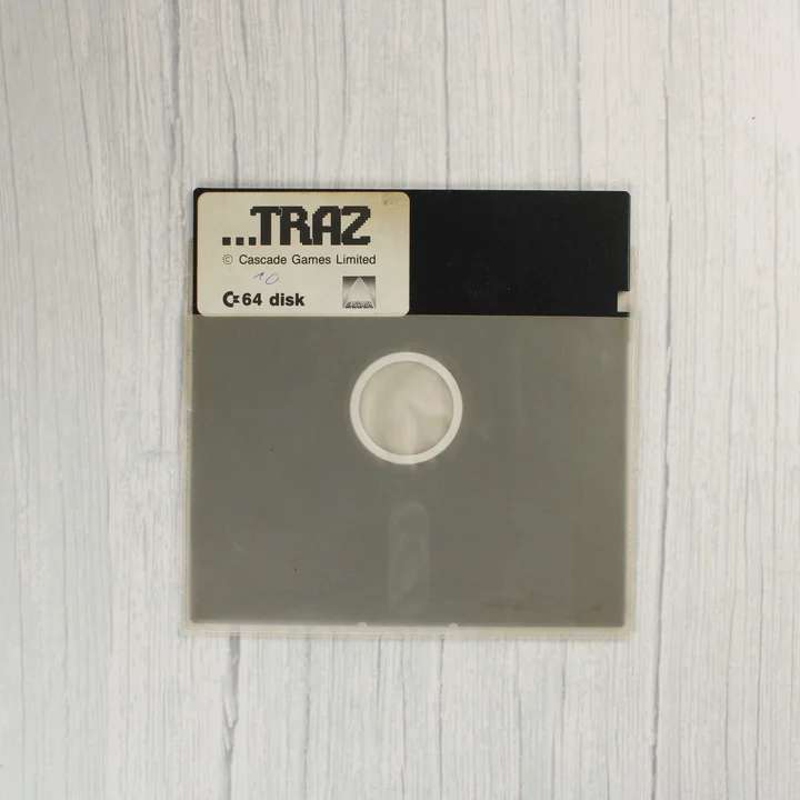TRAZ Commodore 64 floppy TRAZ 5,25 colos floppy lemez
