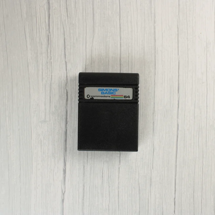 Simons' Basic cartridge Simons' Basic fekete cartridge Commodore 64-hez