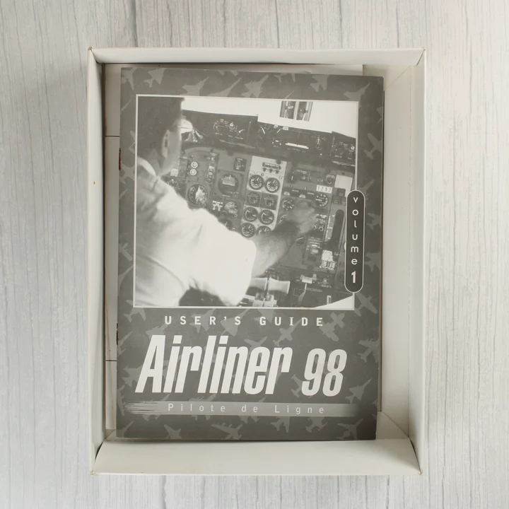 Airliner 98 felhasználói kézikönyv a nyitott dobozban