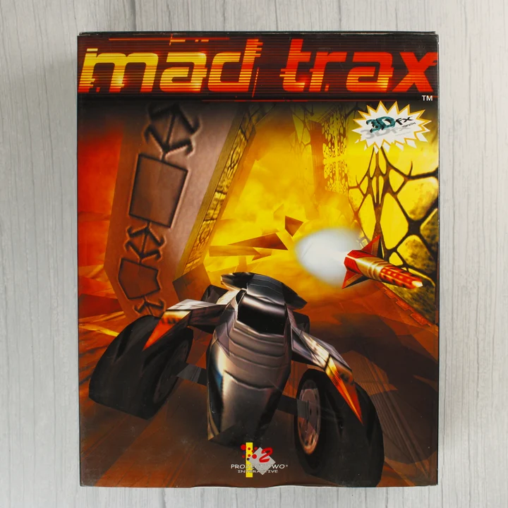 Mad Trax PC játék dobozának előlapja