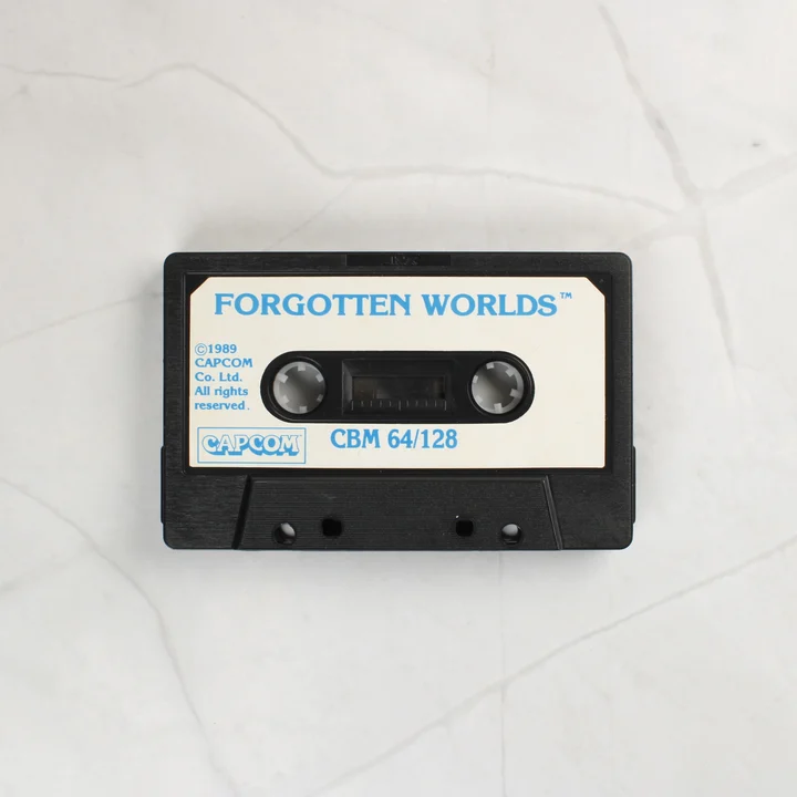 Forgotten Worlds Commodore 64 adathordozó kazetta