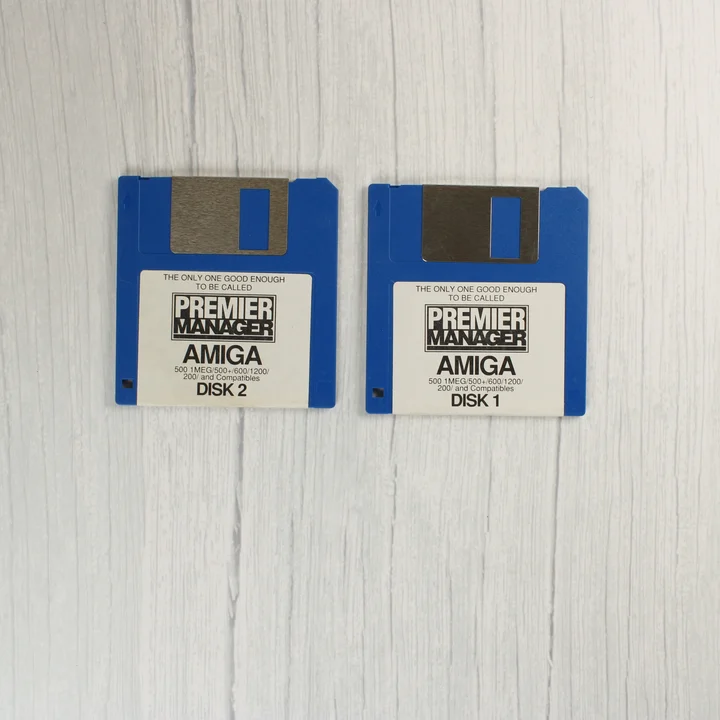 Premier Manager Amiga floppy lemezek