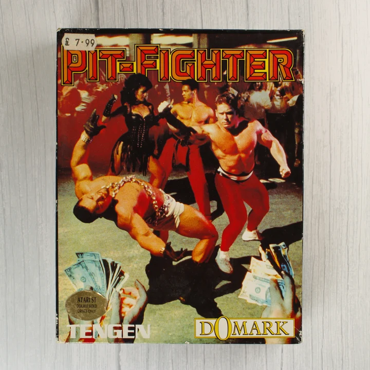 A Pit-Fighter videójáték dobozának előlapja