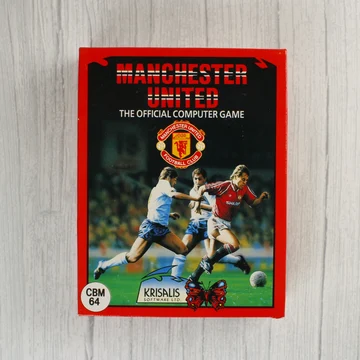 Manchester United C64 videójáték dobozának előlapja