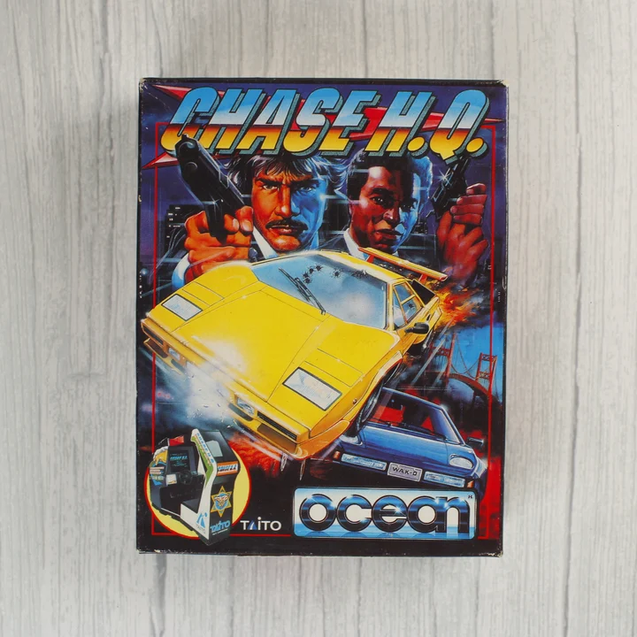 Chase H.Q. Commodore 64 játék dobozának eleje