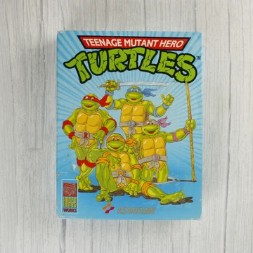 Teenage Mutant Hero Turtles Commodore 64 játék dobozának eleje