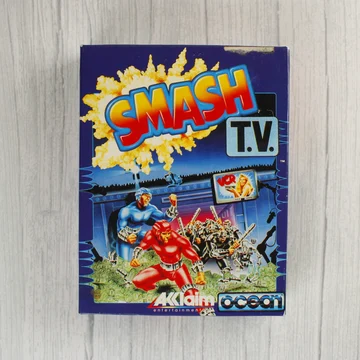 Smash T.V. Commodore 64 videójáték dobozának előlapja