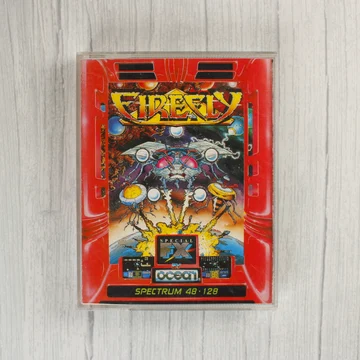 Firefly videójáték ZX Spectrum kazetta tokban elölnézetből