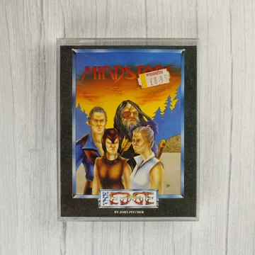 Mindstone videójáték kazetta tokja színes fantasy illusztrációval