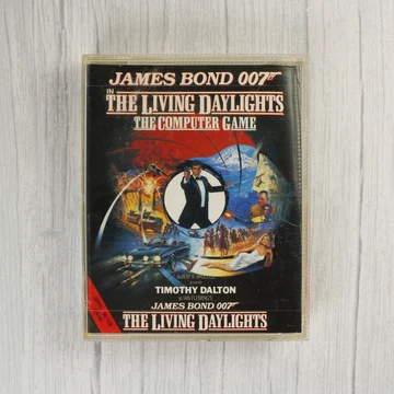 James Bond 007: The Living Daylights videójáték tokja elölről