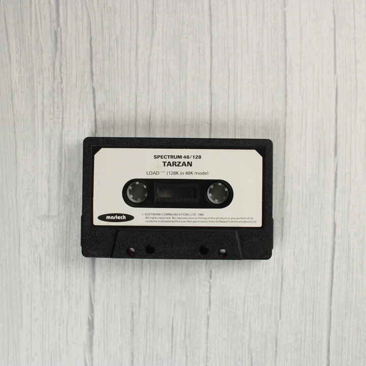 Tarzan ZX Spectrum fekete kazetta