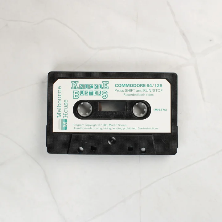 Knuckle Busters Commodore 64 programkazetta