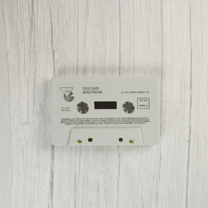 Dan Dare Pilot of the Future ZX Spectrum fehér kazetta