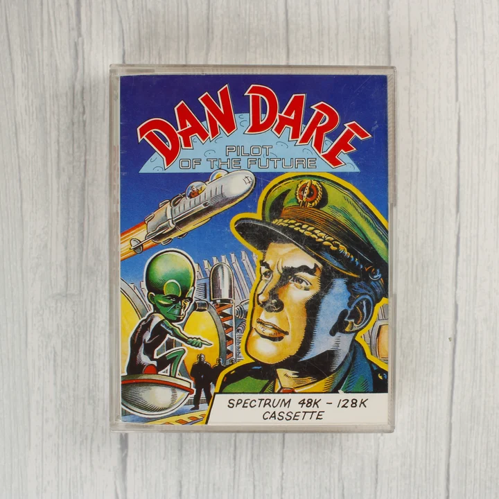 Dan Dare Pilot of the Future ZX Spectrum játék kazetta tokban elölnézet