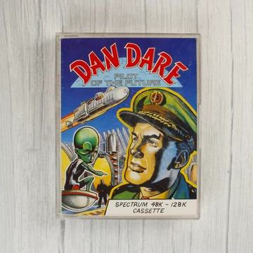 Dan Dare Pilot of the Future ZX Spectrum játék kazetta tokban elölnézet