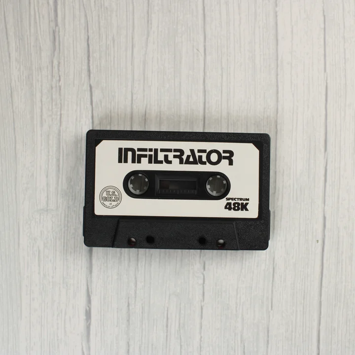 Infiltrator adathordozó kazetta ZX Spectrumhoz