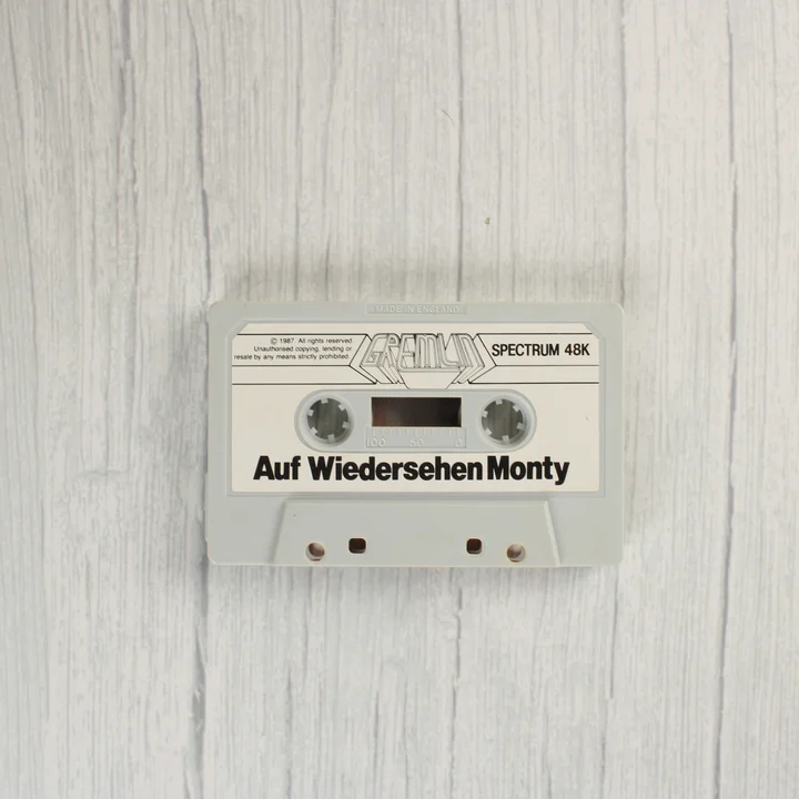 Auf Wiedersehen Monty ZX Spectrum kazetta