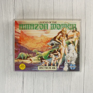 Legend of the Amazon Women ZX Spectrum játék borítója műanyag tokban