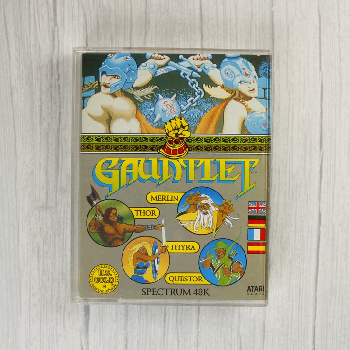 Gauntlet ZX Spectrum borító Gauntlet videójáték borítója ZX Spectrumra