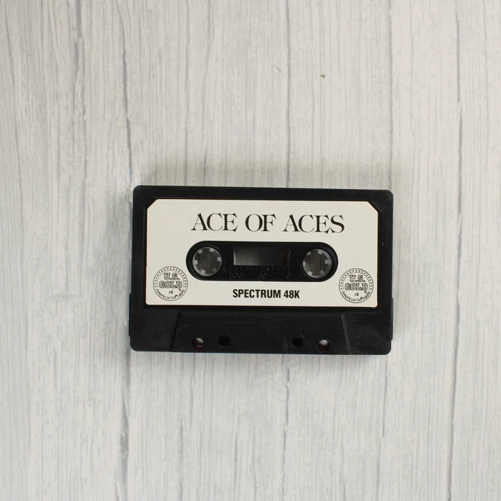 Ace of Aces ZX Spectrum fekete kazetta fehér címkével