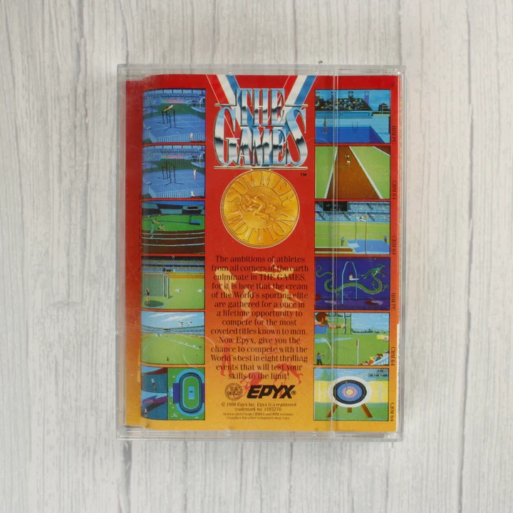 The Games: Summer Edition ZX Spectrum hátoldal The Games: Summer Edition ZX Spectrum játék hátoldala