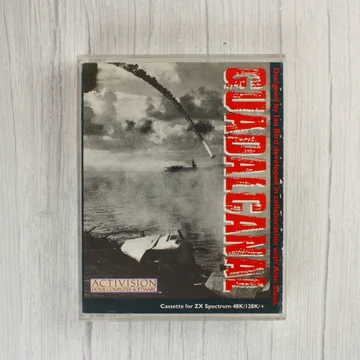 Guadalcanal ZX Spectrum videójáték tokja elölről