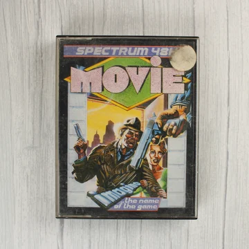 Movie videójáték kazetta tokja ZX Spectrum platformra