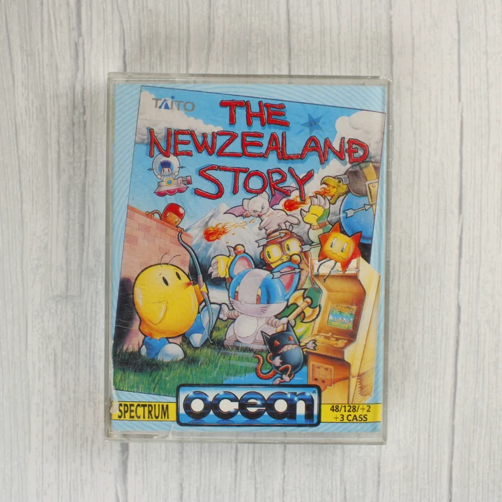 The New Zealand Story ZX Spectrum játék tokja elölről