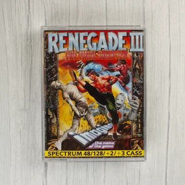 Renegade III: The Final Chapter ZX Spectrum játék elölnézete tokban