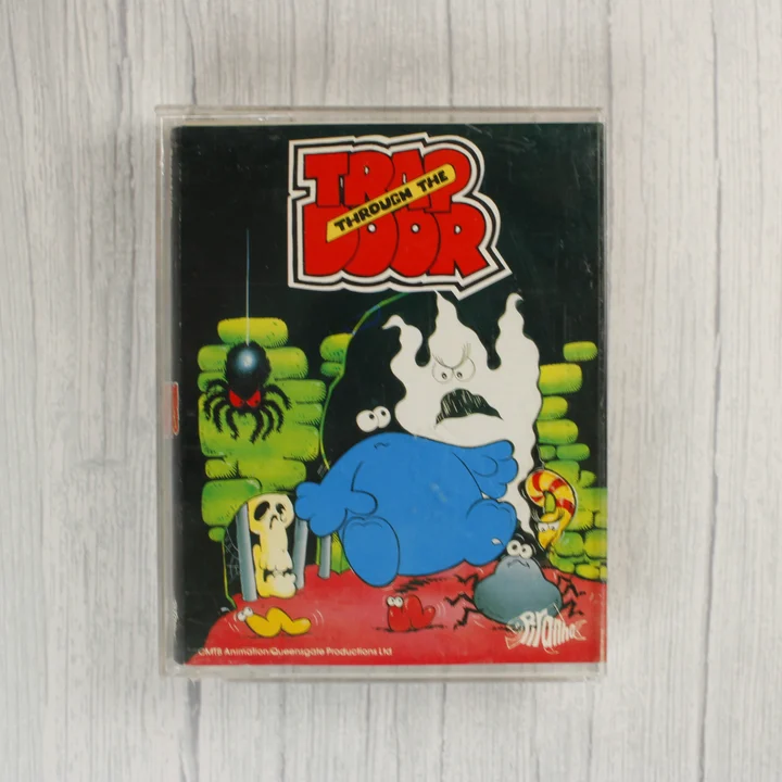 Through the Trap Door ZX Spectrum játék elölnézete tokban
