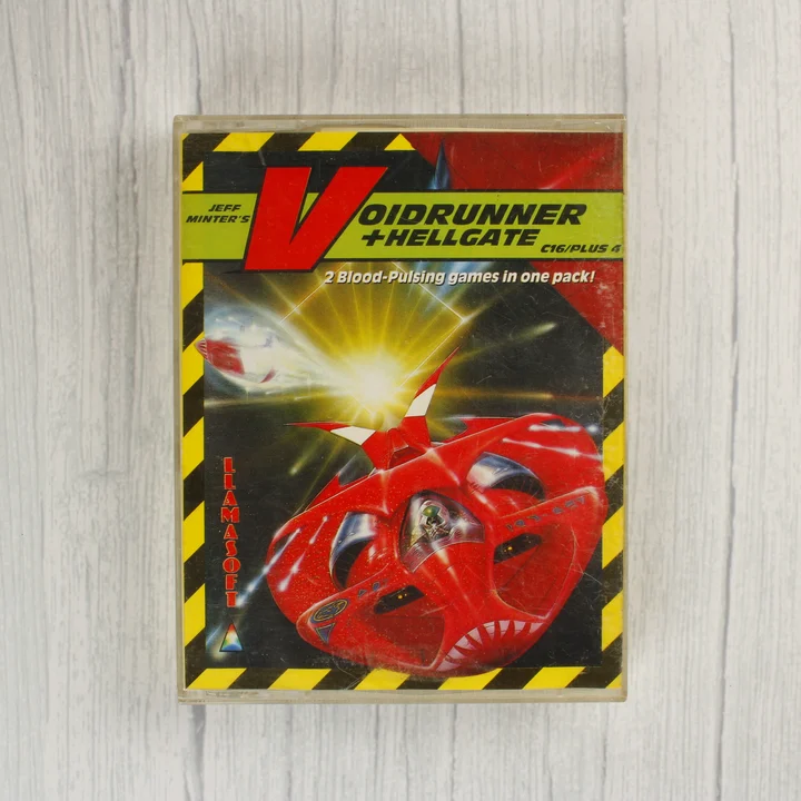 Voidrunner + Hellgate Commodore 16 videójáték kazetta előlapja