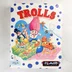 A Trolls videójáték színes kartondoboza Amiga platformra