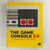 The Game Console 2.0 könyv előlapja sárga háttérrel és Nintendo kontroller grafikával