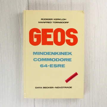 A GEOS mindenkinek Commodore 64-esre könyv előlapja