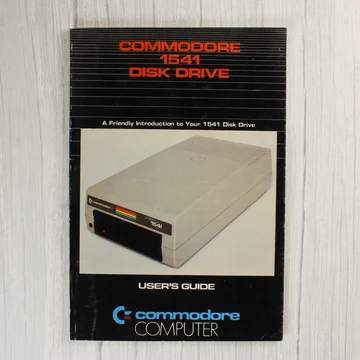 Commodore 1541 Disk Drive felhasználói kézikönyv előlapja