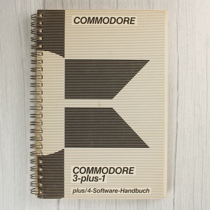Commodore plus/4 3-plus-1 szoftverkézikönyv előlapja
