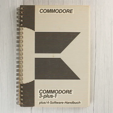 Commodore plus/4 3-plus-1 szoftverkézikönyv előlapja
