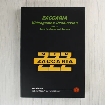 A Zaccaria Videogames Production Vol. 2 könyv fekete borítója