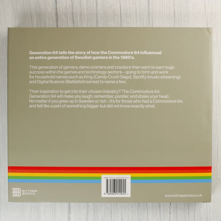 A Generation 64 könyv hátoldala