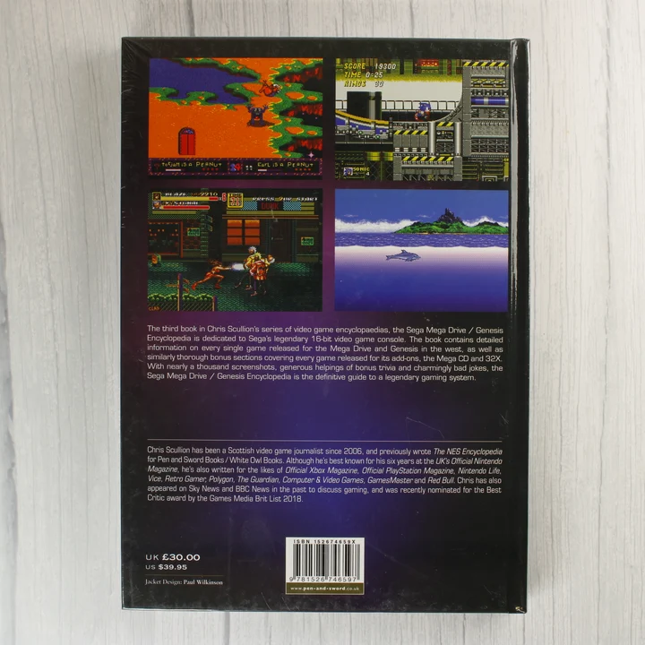 The Sega Mega Drive & Genesis Encyclopedia hátlap The Sega Mega Drive & Genesis Encyclopedia könyv hátlapja