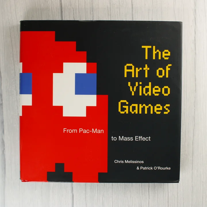 The Art of Video Games könyv elülső borítója piros szellemfigurával