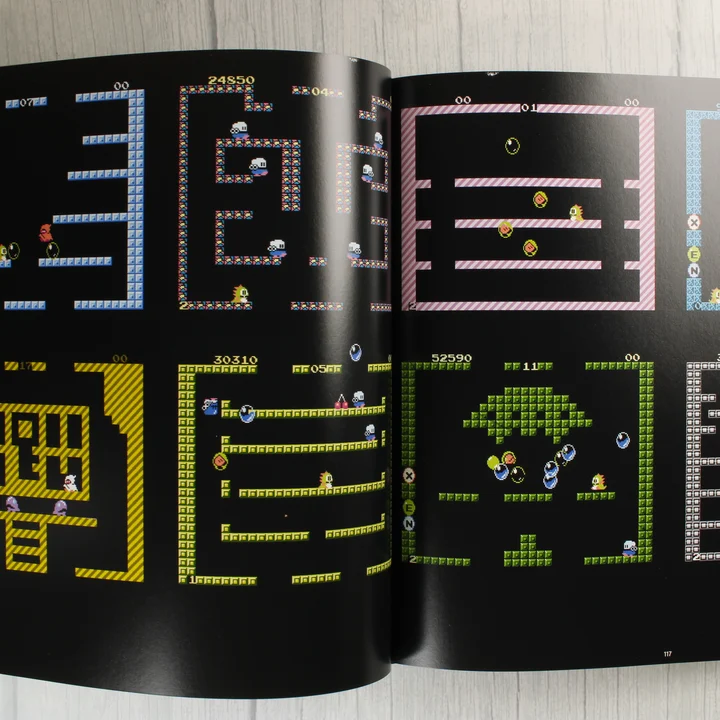 Bubble Bobble játékmenet képek a könyvben