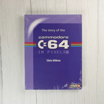 The Story of the Commodore 64 in Pixels könyv előlapja fóliázva
