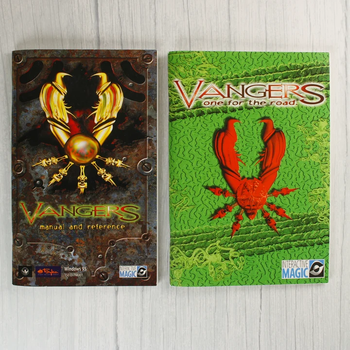 Vangers játék kézikönyve és kiegészítő füzete