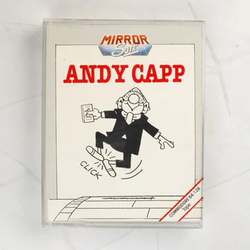 Andy Capp Commodore 64 videójáték kazetta tokban