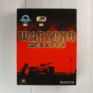 Warzone 2100 nagy dobozos PC játék elölnézete
