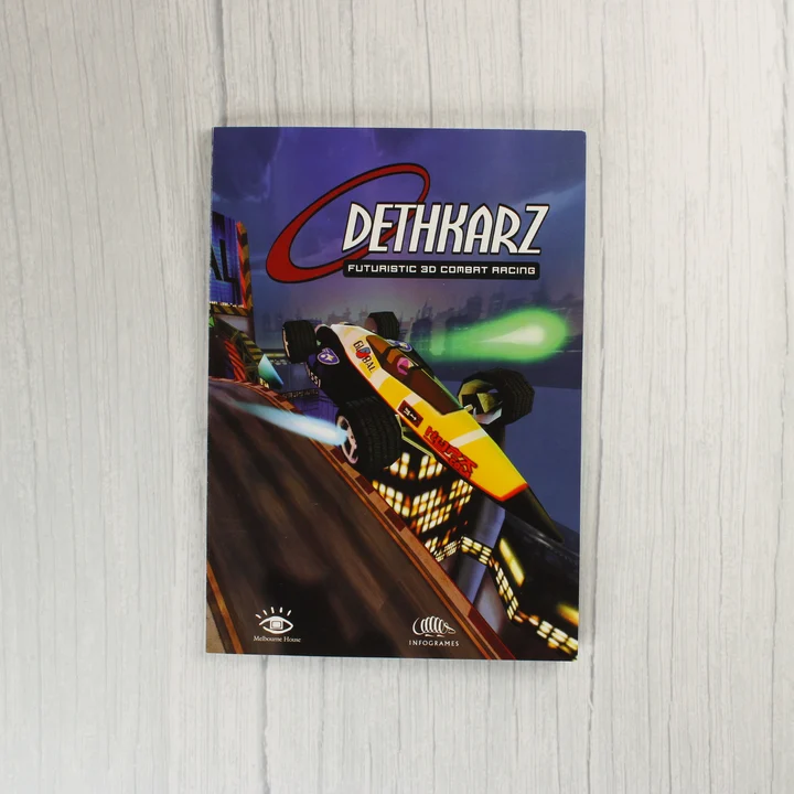 DethKarz PC játék használati útmutató füzet