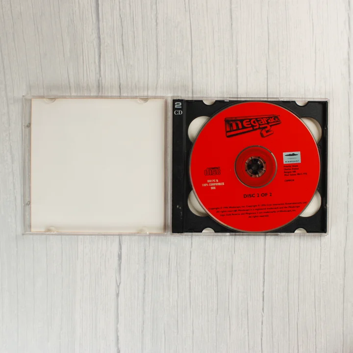 MegaRace 2 második CD lemeze a tokban