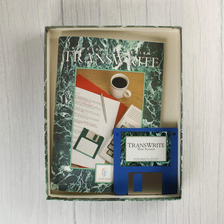 TransWrite csomag tartalma TransWrite szoftver csomag tartalma kézikönyvvel és floppy lemezzel